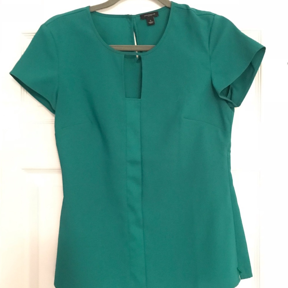 Ann Taylor Emerald green top